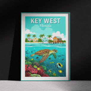 Poster Vintage Key West Florida