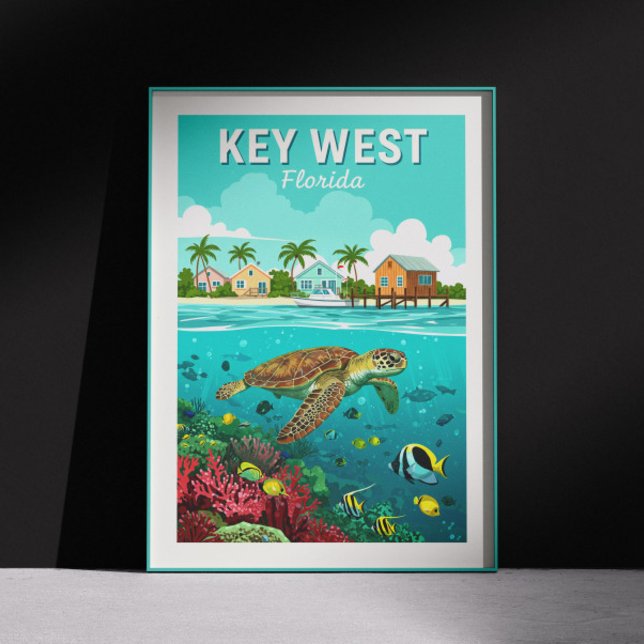 Poster Vintage Key West Florida (Criador carregado)