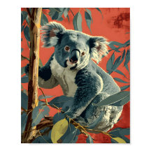 Vintage Koala: Charme da Vida Selvagem do Eterno