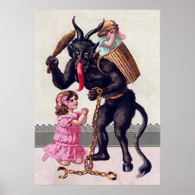Poster Vintage Krampus (Frente)