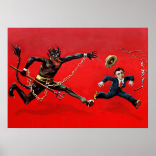 Poster Vintage Krampus