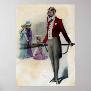 Poster Vintage Krampus Art