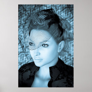 Pôster Vintage Lady