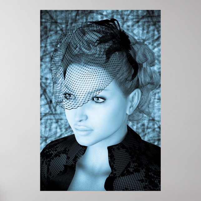 Pôster Vintage Lady (Frente)