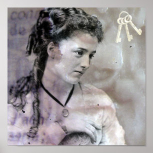 Pôster Vintage Lady