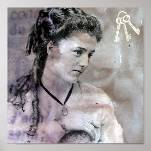 Pôster Vintage Lady (Frente)