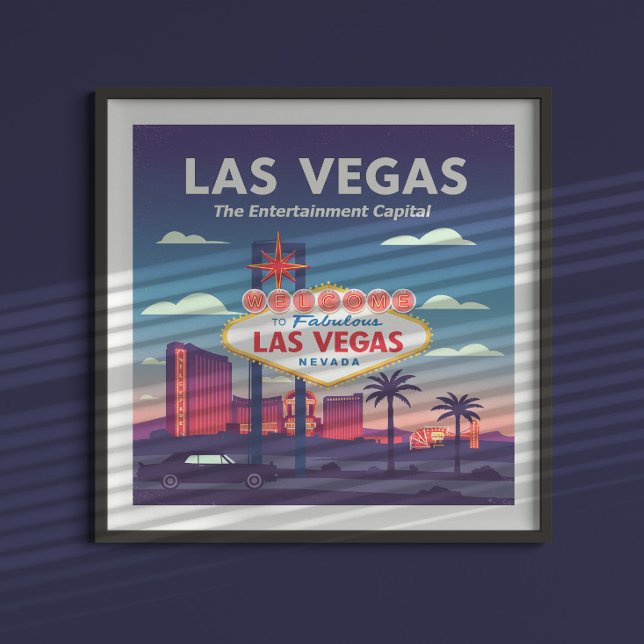 Poster Vintage Las Vegas Nevada (Criador carregado)