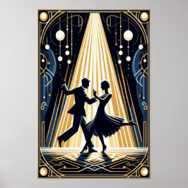 Poster vintage Lindy Salto Dance Hall