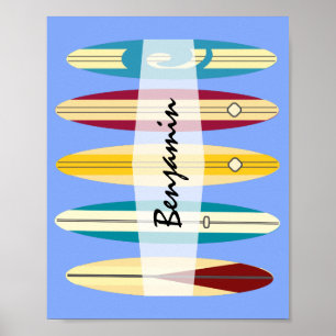 Poster Vintage Longboards