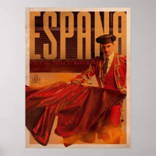 Poster Vintage Madrid Matador
