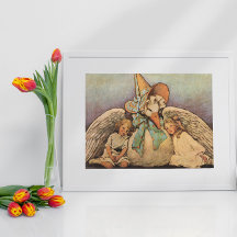 Vintage Mãe Goose Filhos Jessie Willcox Smith