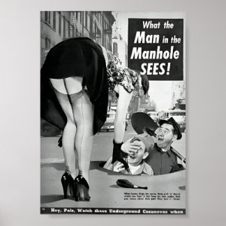 Poster Vintage Magazine Comical Advertisement