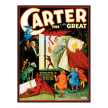 Vintage Magic Poster, Magalhista Carter, o Excelen