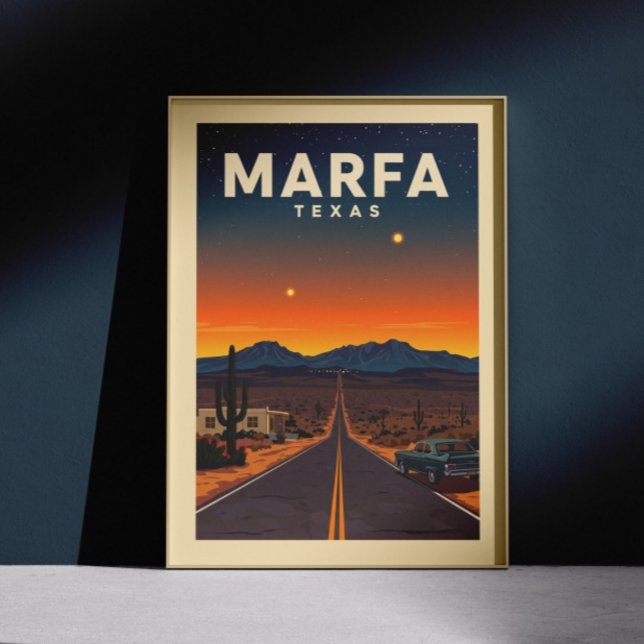 Poster Vintage Marfa Texas (Criador carregado)