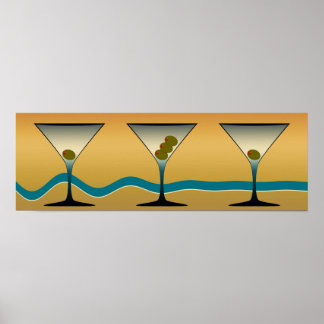 Pôster Vintage Martini Art