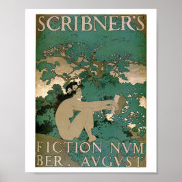 POSTER VINTAGE MAXFIELD PARRIS 1897