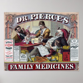 Poster Vintage Medicine Advertisement