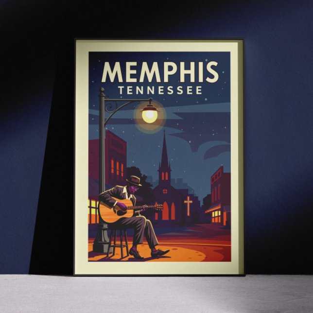 Poster Vintage Memphis Tennessee (Criador carregado)