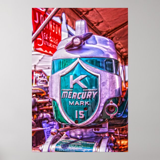 Poster Vintage Mercury (Frente)