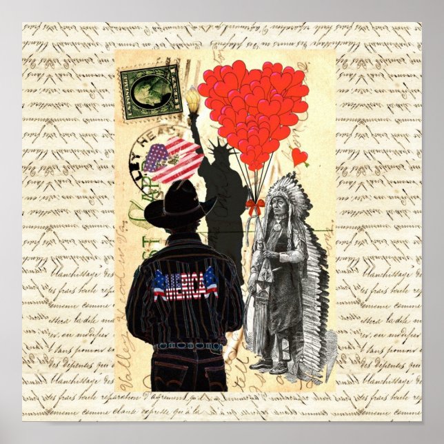 Poster Vintage Merica (Frente)