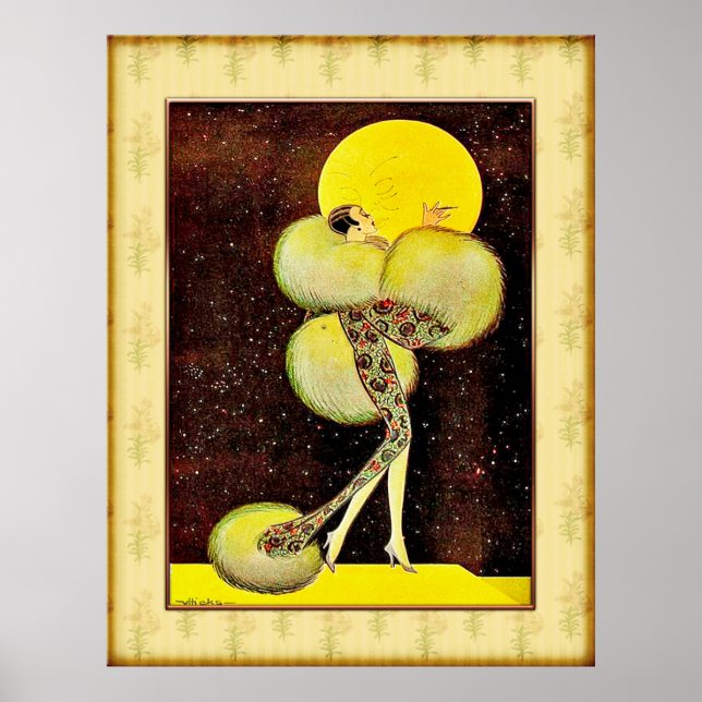 Poster Vintage Midnight Follies (Hicks) (Frente)