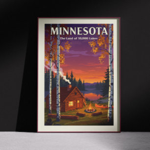 Poster Vintage Minnesota