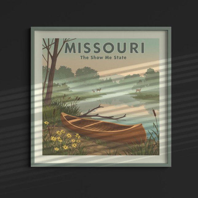 Poster Vintage Missouri (Criador carregado)