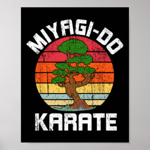 Poster Vintage Miyagi-do-Karate Bonsai Tree
