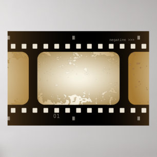 Pôster Vintage Movie Photo Film Strip