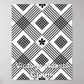 Poster Vintage Nakshi Charm