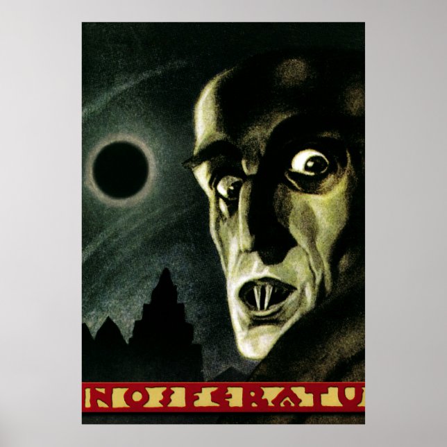 Poster Vintage Nosferatu Promo Art (Frente)