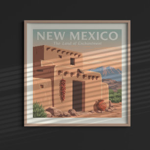 Poster Vintage Novo México