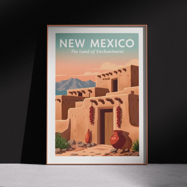 Poster Vintage Novo México (Criador carregado)