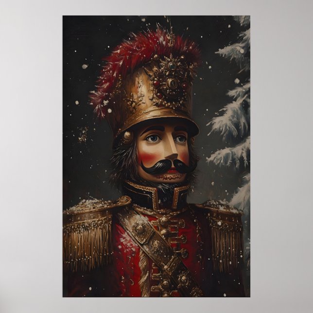 Poster Vintage Nutcracker Soldier Art Printable (Frente)