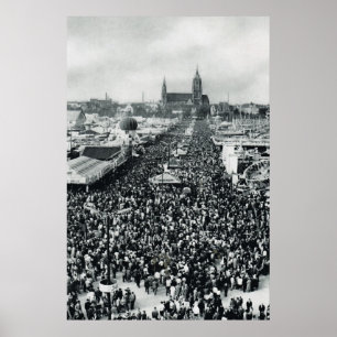 Pôster Vintage Octoberfest, Munich