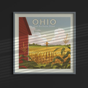 Poster Vintage Ohio