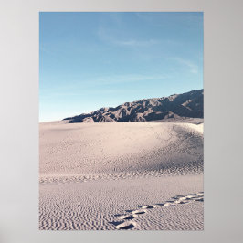 Poster Vintage Olhe Morte Vale Dunas do Vale da Morte