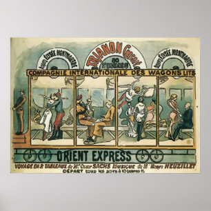 Poster Vintage Orient Express