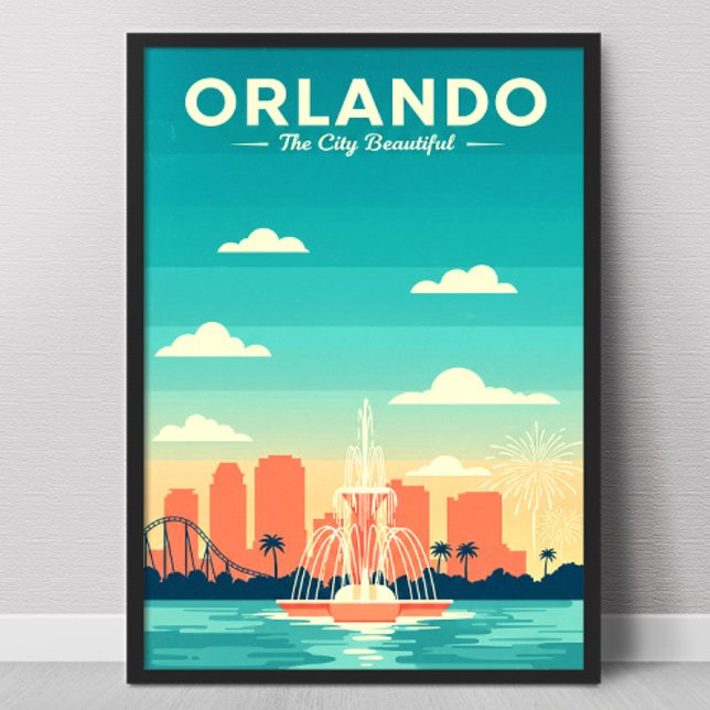 Poster Vintage Orlando (Criador carregado)