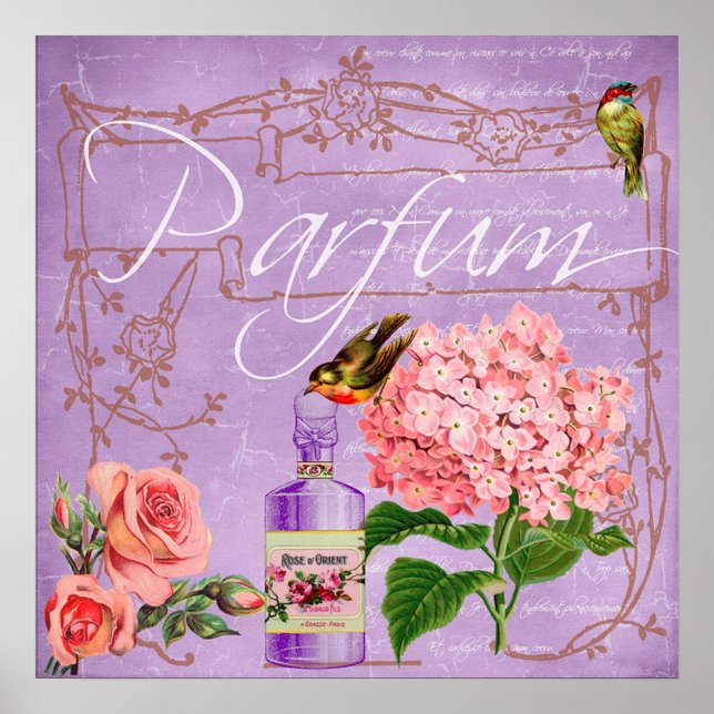 Poster Vintage Parfum (Frente)