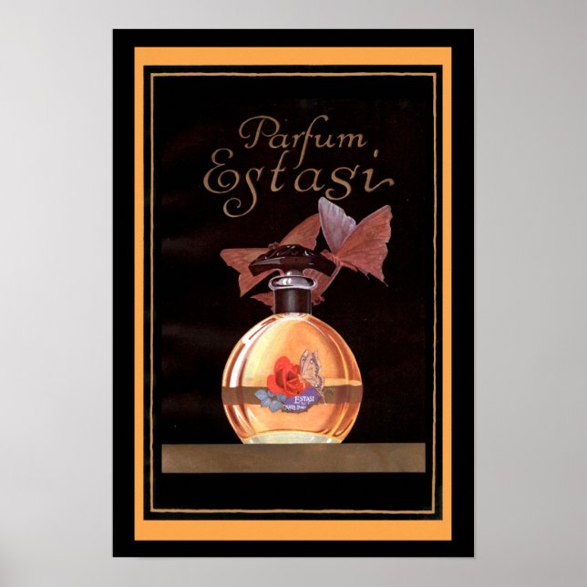 Poster vintage - Parfum Estasi (Frente)
