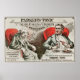 Poster Vintage Parker's Tonic Medicine Quackery Anúncios (Frente)