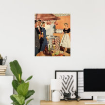 Vintage Party in the Kitchen, Beer and Appetizers