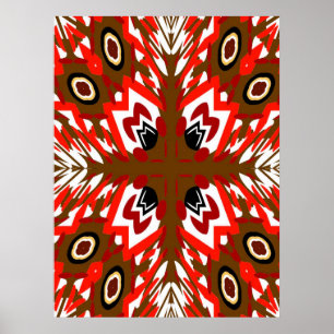 Poster Vintage Peacock