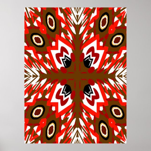 Poster Vintage Peacock (Frente)