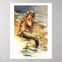 Vintage Pequena Sereia