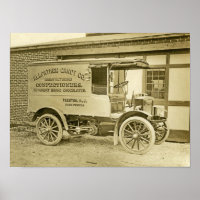Vintage Photo Trenton's Allfather Candy Co Truck