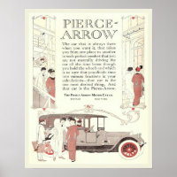 Vintage Pierce Arrow Motor Car Ad