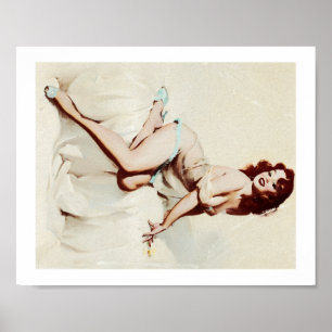 Poster Vintage Pin-Up Girl