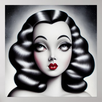 Poster &Vintage Pinup Girl